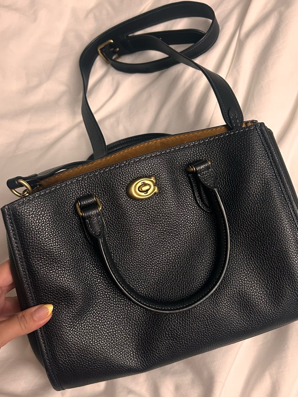 Coach Brook Carryall 28 - Black leather